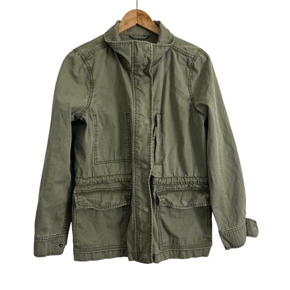 Madewell Jacket Women's Medium Green Passage Surplus Utility L2512 - Picture 4 of 8